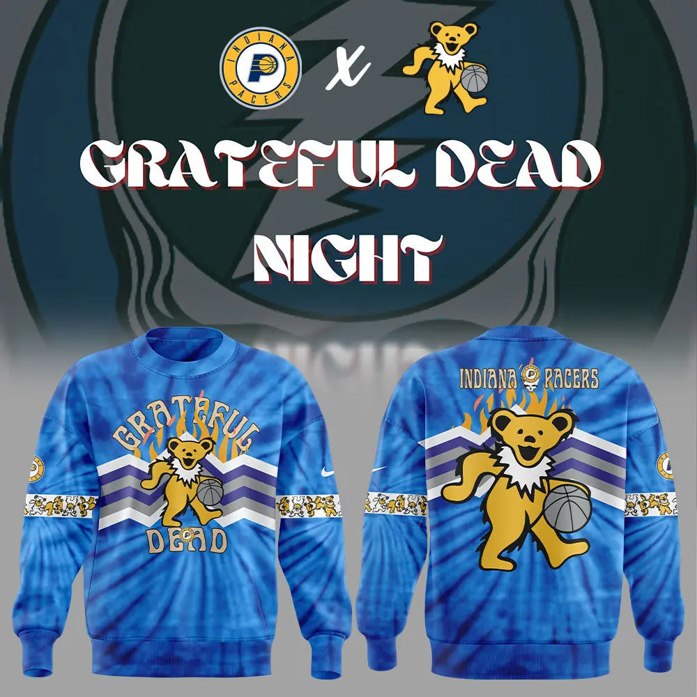 Indiana Pacers Grateful Dead Night Sweatshirt | XV61