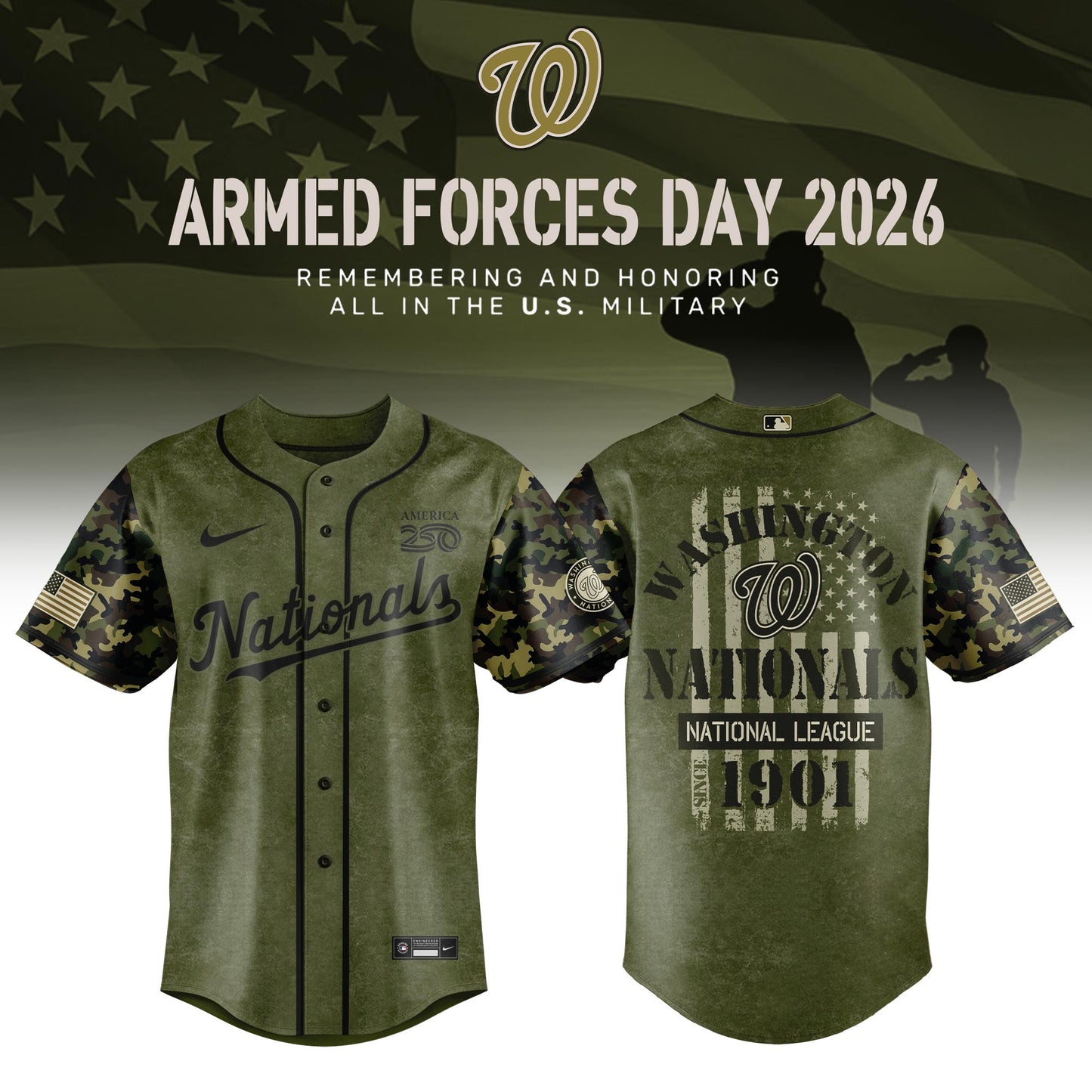 .Baseball x 2026 Armed Forces Day Limited Edition Jersey (All Team)