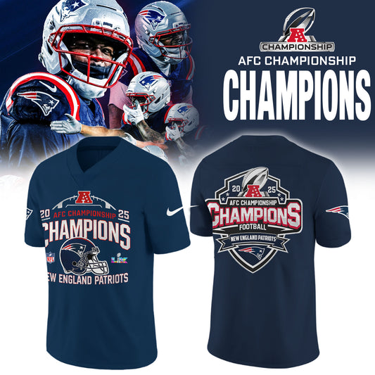 __NE.Patriots 2025 AFC Champions Special New Football Jersey