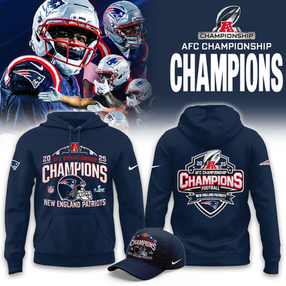 __NE.Patriots 2025 AFC Champions Limited Hoodie