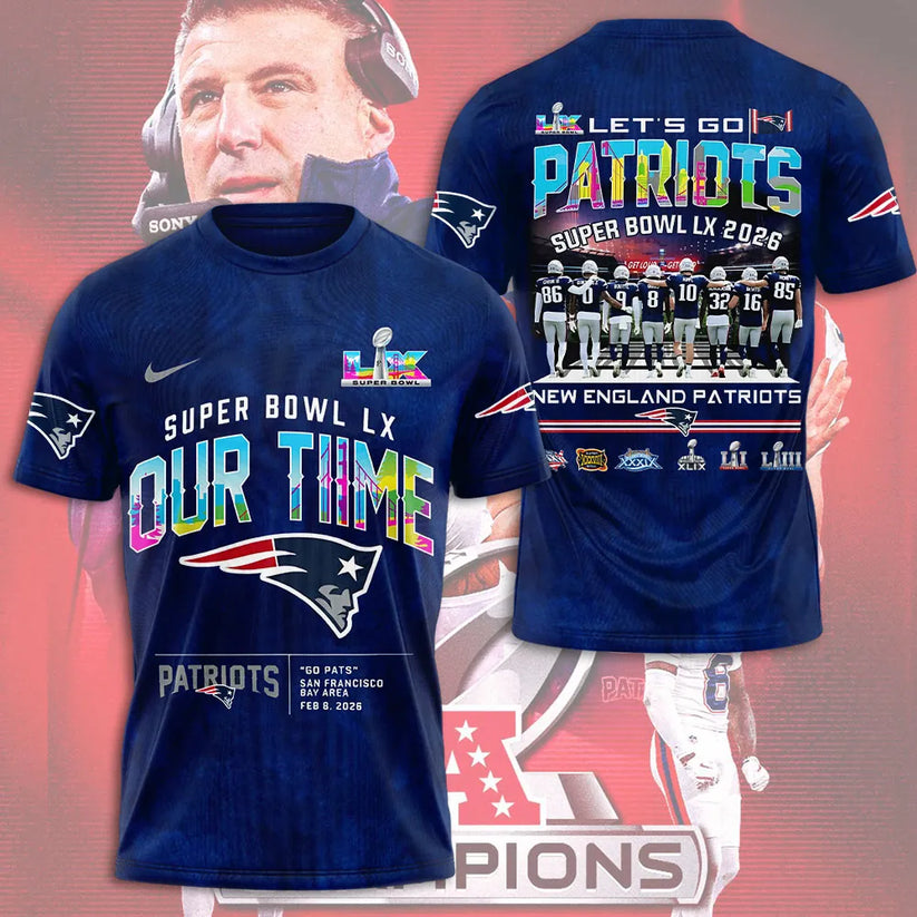 New England Patriots 2025 AFC Conference Champions T-shirt