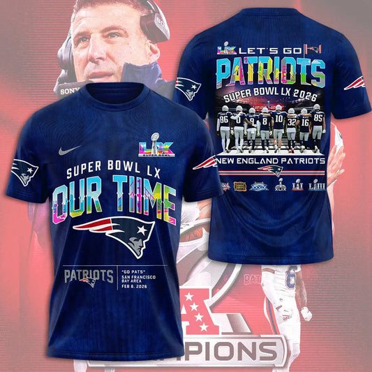 New England Patriots 2025 AFC Conference Champions T-shirt