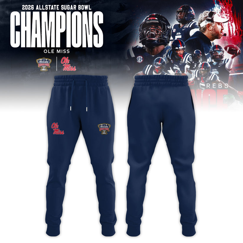 Ole Miss Rebels 2026 Sugar Bowl Champions T-shirt
