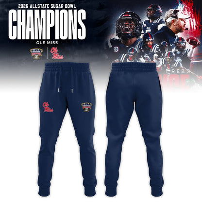 Ole Miss Rebels 2026 Sugar Bowl Champions T-shirt
