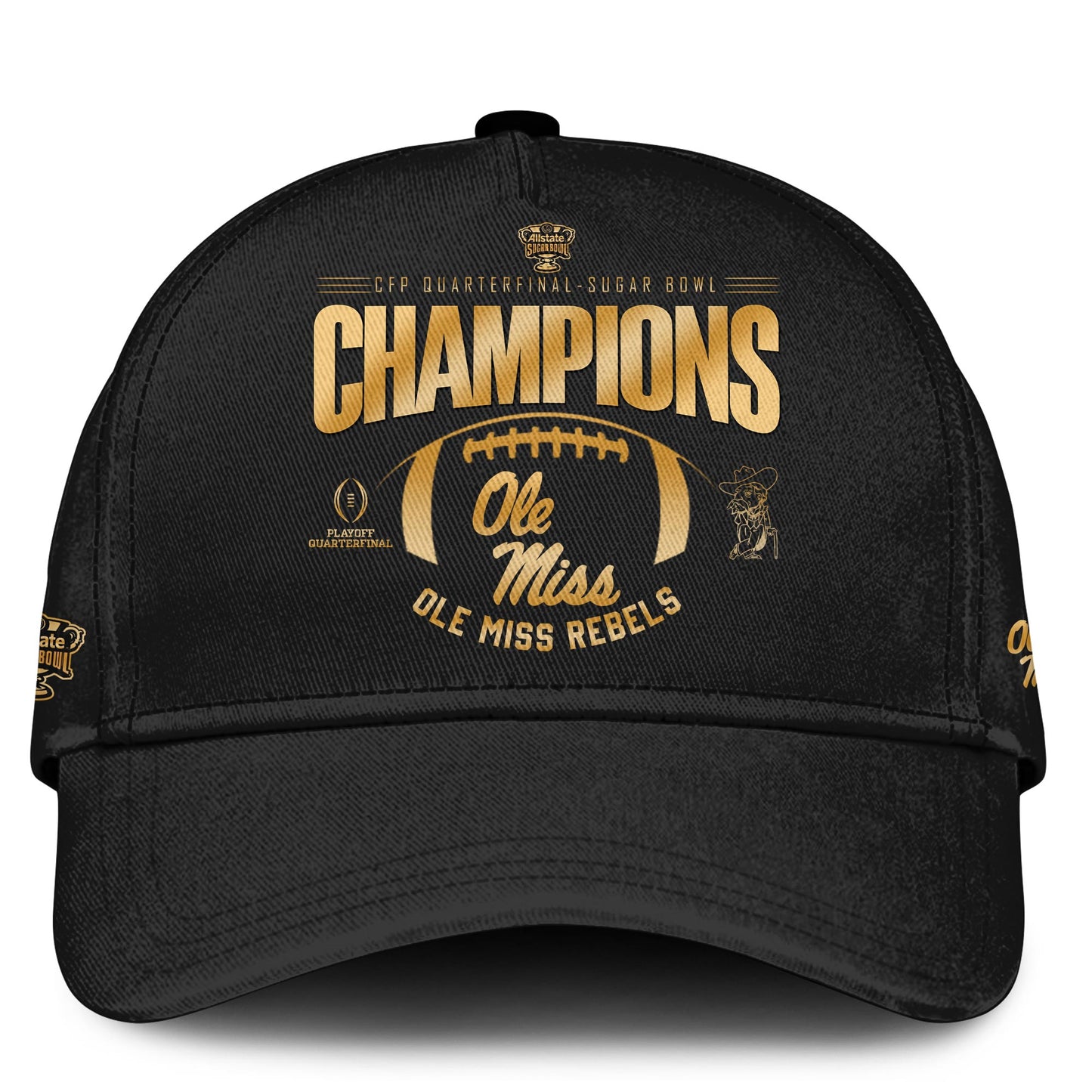 .OM Rebels Football Sugar Bowl Champions Special Tshirt Limited Edition