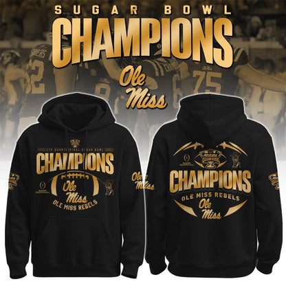 .OM Rebels Football Sugar Bowl Champions Special Hoodie Limited Edition