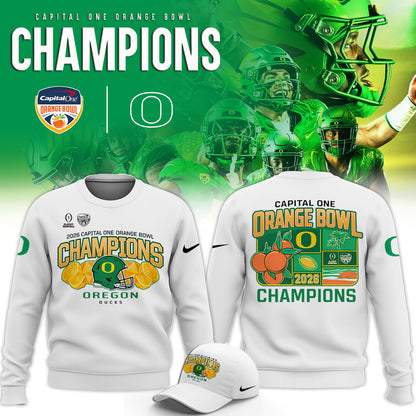 _Oregon Ducks 2026 Orange Bowl Champions Limited Sweatshirt v2