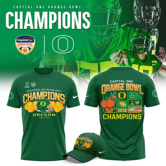 _Oregon Ducks 2026 Orange Bowl Champions Limited Shirt