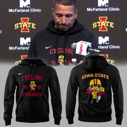 Limited Iowa State Football ” Cyclone Strength” Hoodie-PA03122504