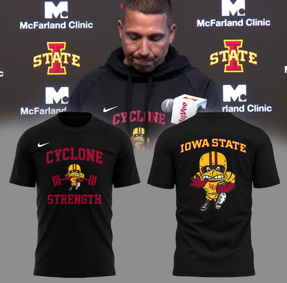 Limited Iowa State Football ” Cyclone Strength” TShirt -PA03122505