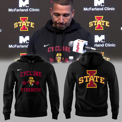 Limited Iowa State Football ” Cyclone Strength” Hoodie-PA03122506
