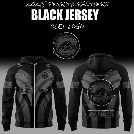 Limited Edition Panthers Back In Black ZipHoodie