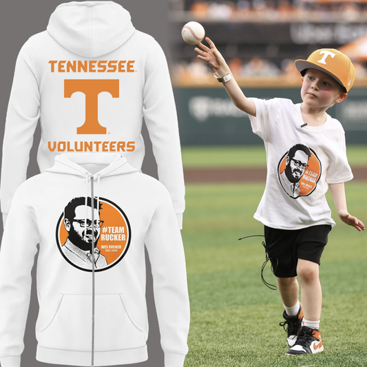 Tennessee Volunteers Wes Rucker Memorial Zip Hoodie - Limited Edition