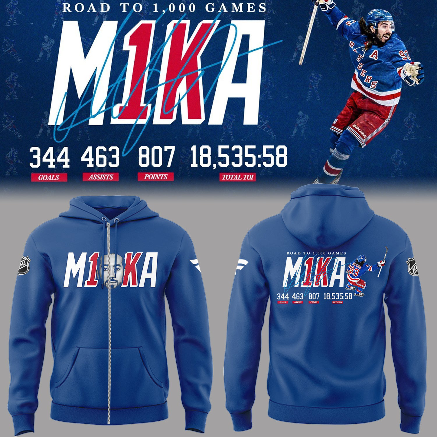Limited Edition M1KA Zip Hoodie