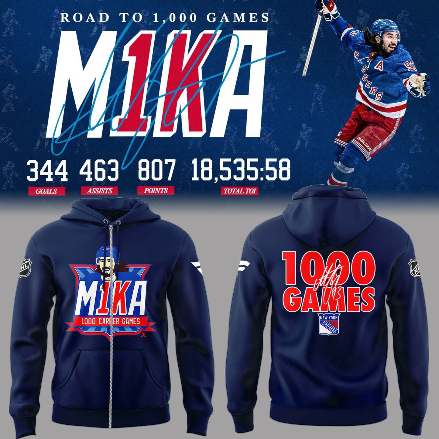 Limited Edition M1KA Zip Hoodie
