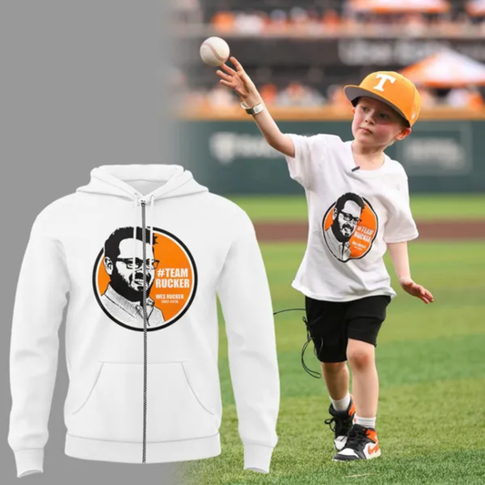 Tennessee Volunteers Wes Rucker Memorial Zip Hoodie - Limited Edition