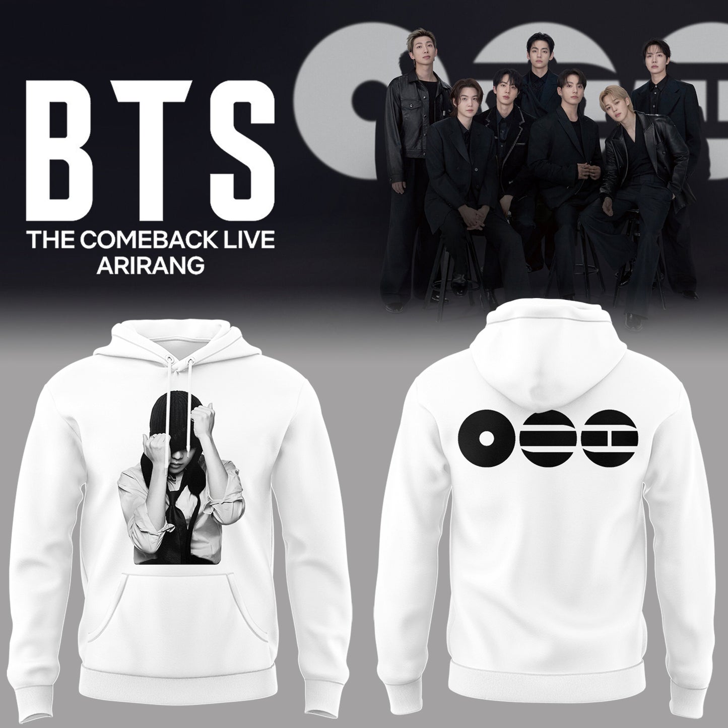 Limited Edition The Comeback Live “ARIRANG” Hoodie-PA032326016