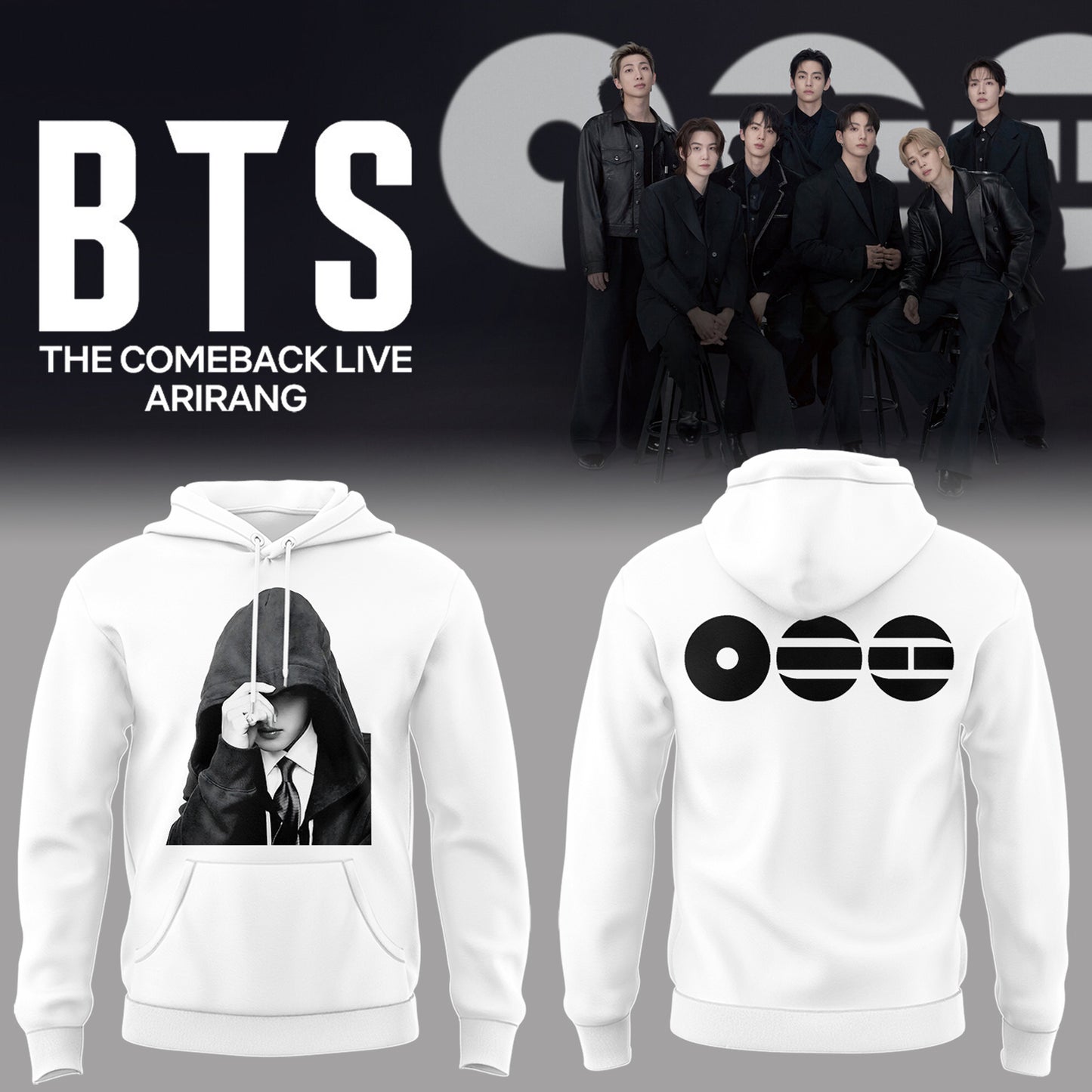 Limited Edition The Comeback Live “ARIRANG” Hoodie-PA032326018