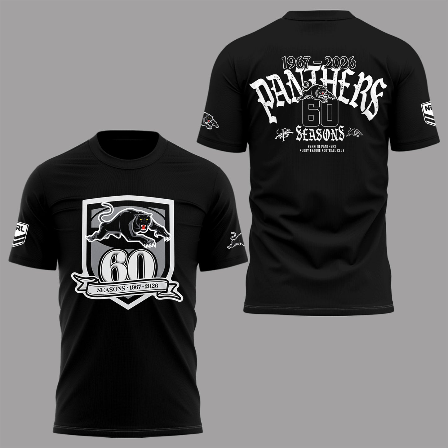 Limited Edition Panthers Celebrate 60 Years Shirt-PA032326027