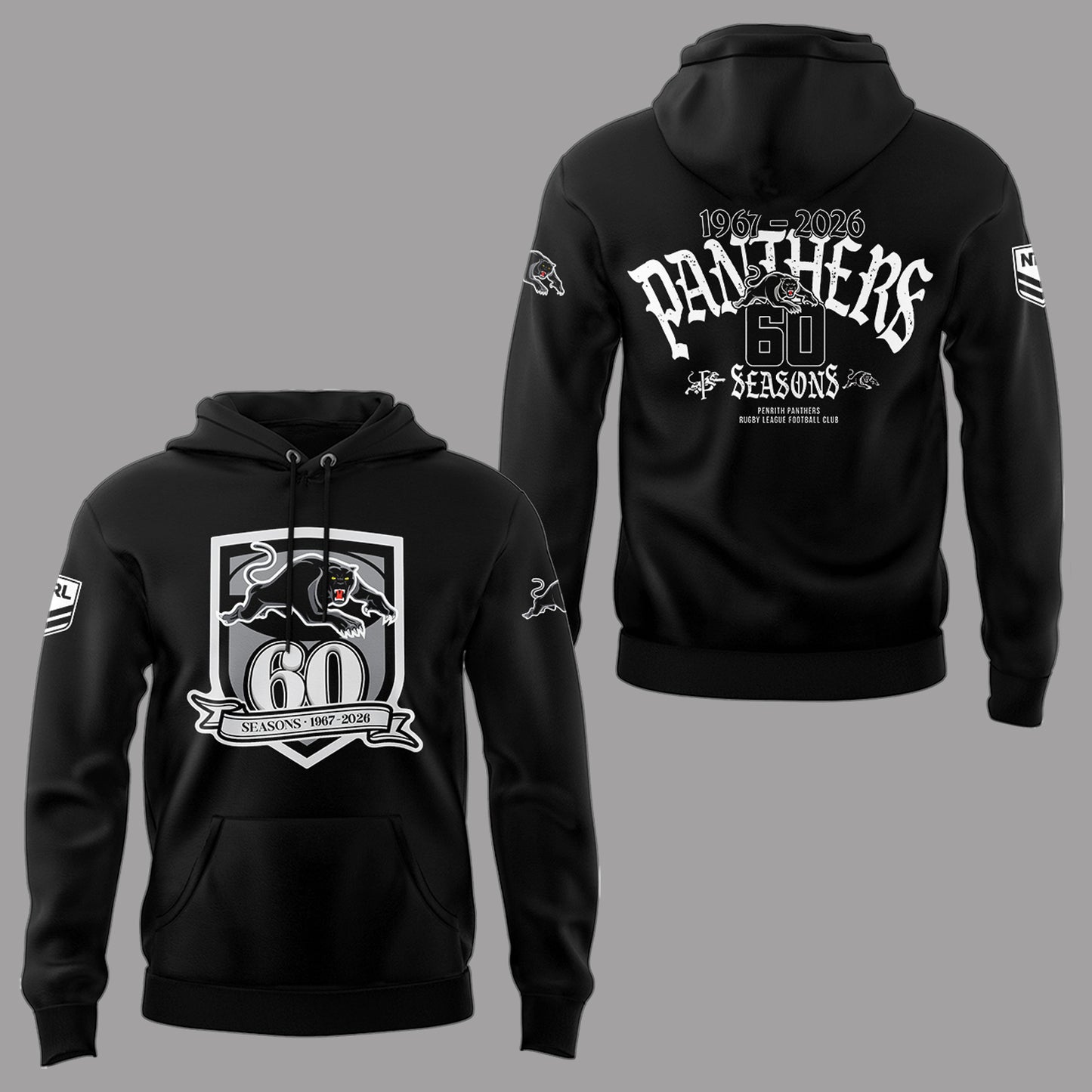 Limited Edition Panthers Celebrate 60 Years Hoodie-PA032326028