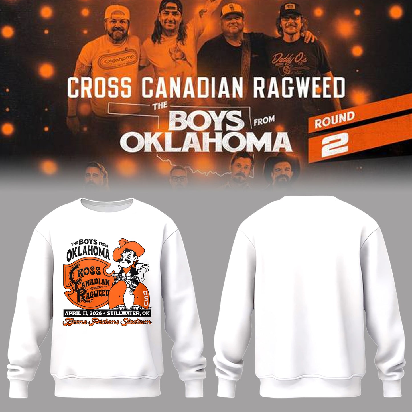 Limited Edition The Boys From Oklahoma 2026 (Round 2) Sweatshirt-PA041526031