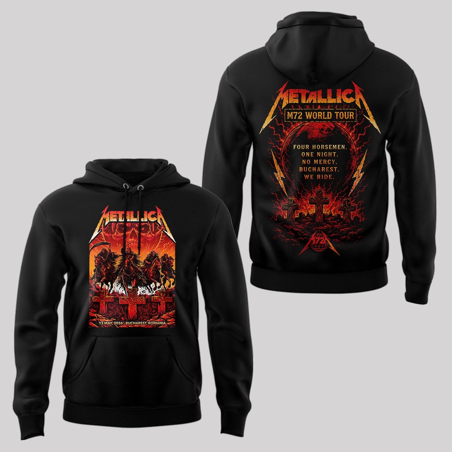 Limited Edition MTLC World Tour At Bucharest, Romania Hoodie
