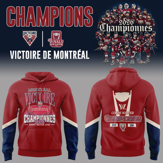 Limited Edition 2026 PWHL WALTER CUP CHAMPIONS Hoodie-PA052126004