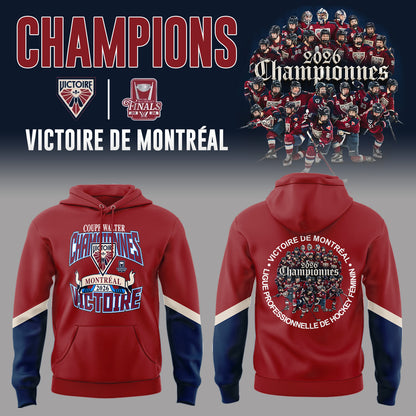 Limited Edition 2026 PWHL WALTER CUP CHAMPIONS Hoodie-PA052126006