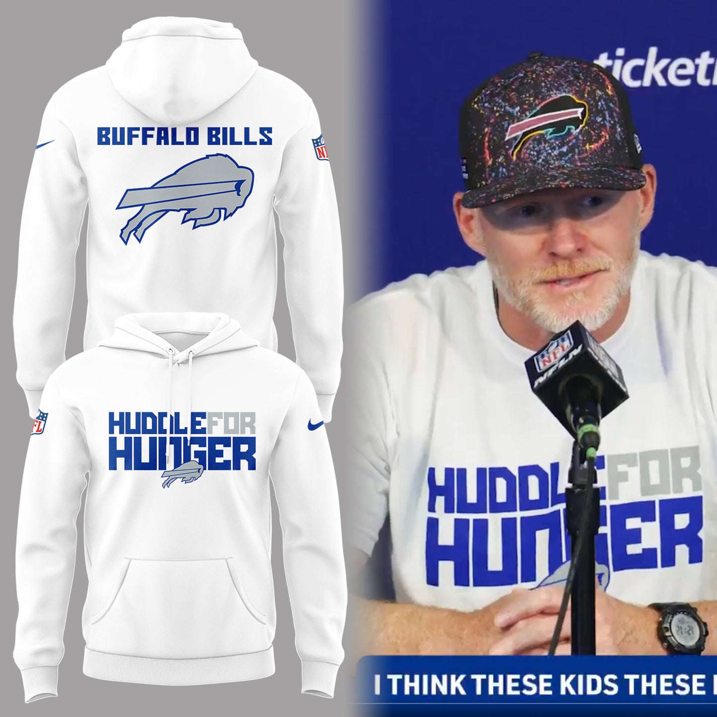 Limited Edition Huddle For Hunger Hoodie-PA100425002
