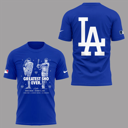 Limited Edition Dodgers x Greatest Sho Ever Shirt