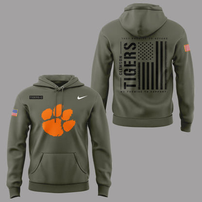 Limited Edition Clemson Military Appreciation Hoodie-PA112425007