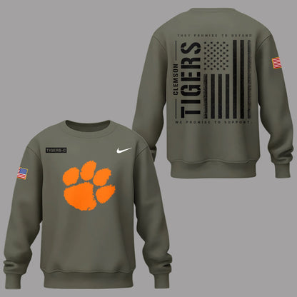 Limited Edition Clemson Military Appreciation Sweatshirt-PA112425009