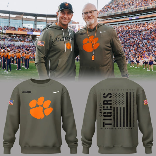 Limited Edition Clemson Military Appreciation Sweatshirt-PA112425009