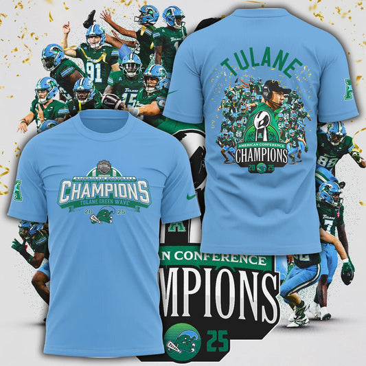 THE TULANE ARE YOUR 2025 AMERICAN FOOTBALL CHAMPIONS🌊🏆