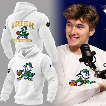 Limited Edition ND Basketball New Logo Waffle Hoodie-PA121025001