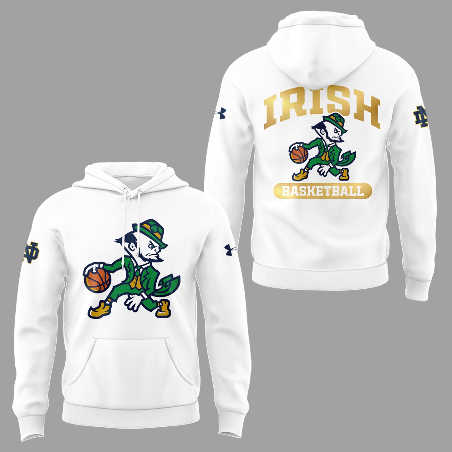 Limited Edition ND Basketball New Logo Hoodie-PA121025002