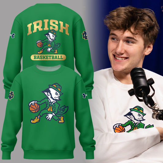 Limited Edition ND Basketball New Logo Sweatshirt-PA121025007