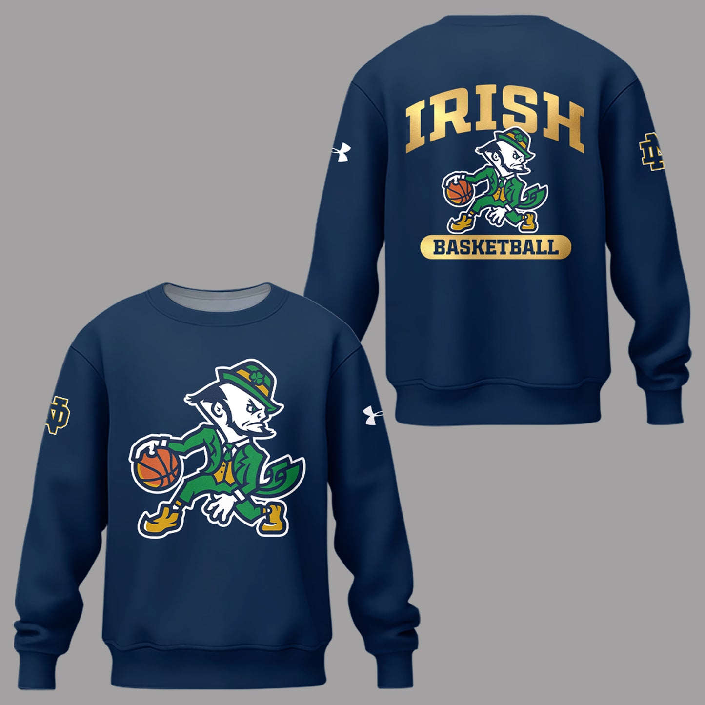Limited Edition ND Basketball New Logo Sweatshirt-PA121025011