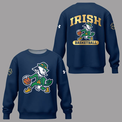 Limited Edition ND Basketball New Logo Sweatshirt-PA121025011