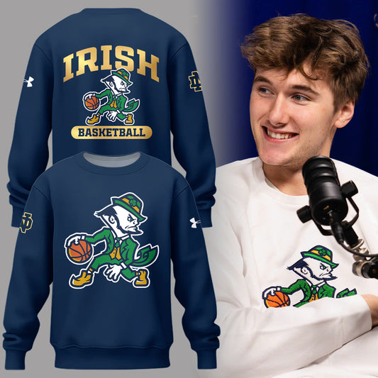 Limited Edition ND Basketball New Logo Sweatshirt-PA121025011