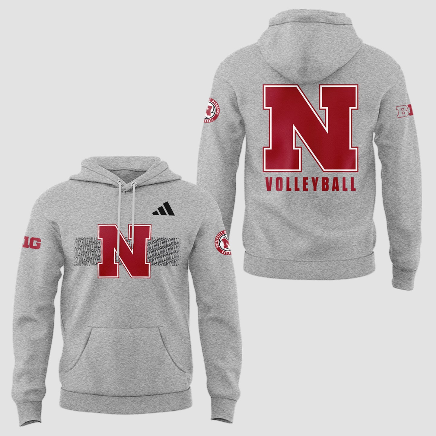 Limited Edition HuskerVB 2025 Champions Hoodie-PA121325006