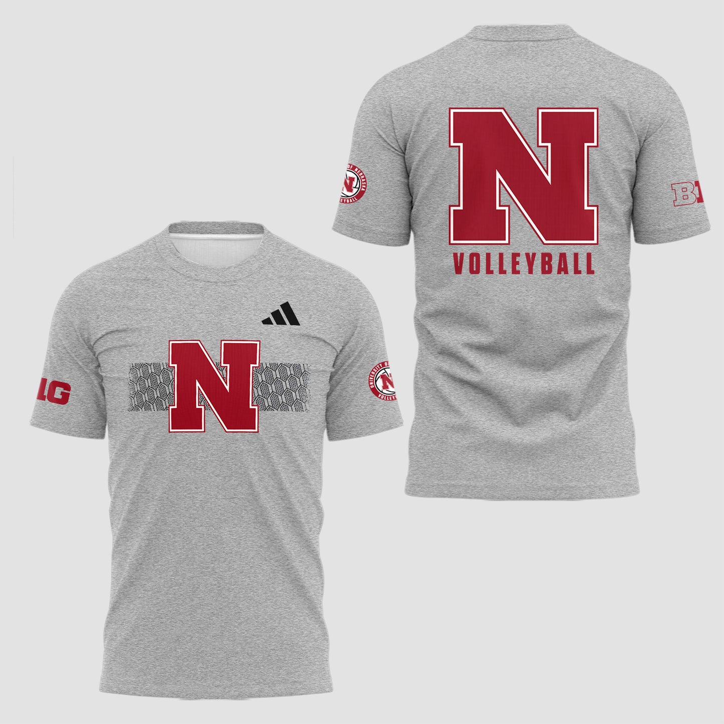 Limited Edition HuskerVB 2025 Champions Tshirt-PA121325007