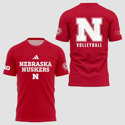 Limited Edition HuskerVB 2025 Champions Tshirt-PA121325009
