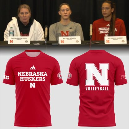 Limited Edition HuskerVB 2025 Champions Tshirt-PA121325009