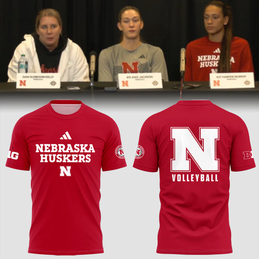 Limited Edition HuskerVB 2025 Champions Tshirt-PA121325009