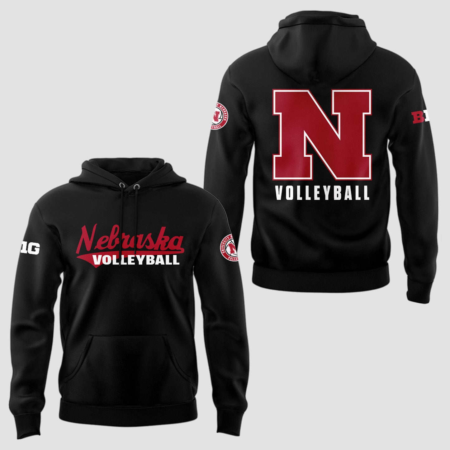 Limited Edition HuskerVB 2025 Champions Hoodie-PA121325010