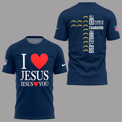 Limited Edition I Love Jesus Shirt-PA122525020