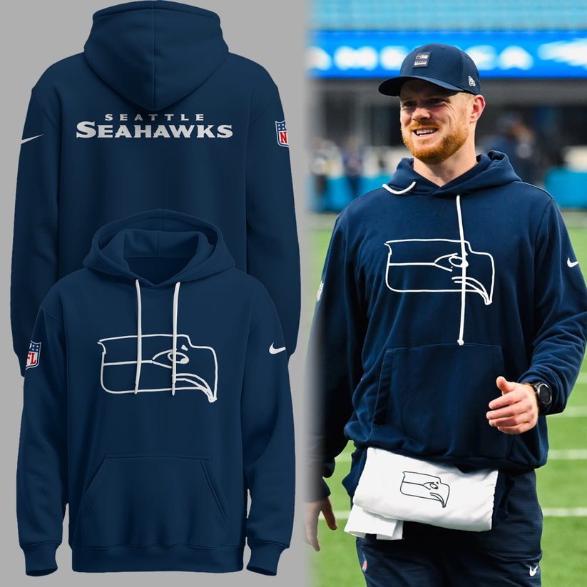 Limited Edition Seahawks Logo Another Drew Up Combo Hoodie