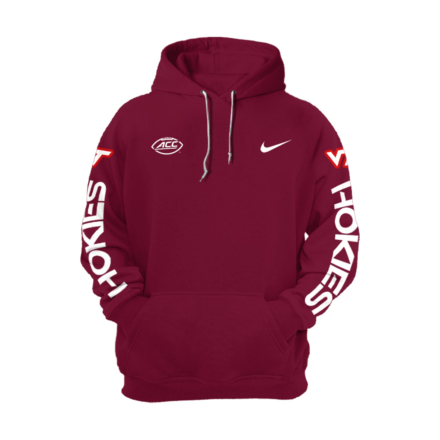 Virginia Tech Hokies Football 2024 Red Limited Hoodie-PU07132404