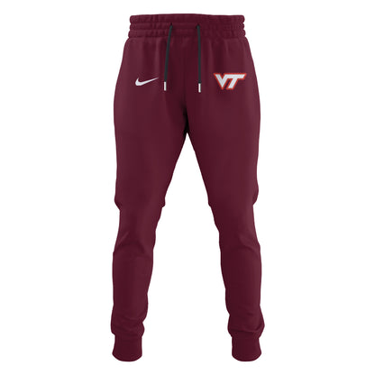 Virginia Tech Hokies Football 2024 Red Limited Hoodie-PU07132405